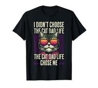 No elegí la Vida de papá Gato Papá Gato Divertido Camiseta