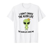 No elegí The Alien Life Choose Me Crown Apparel Camiseta