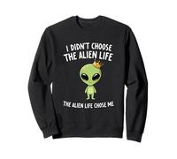 No elegí The Alien Life Choose Me Crown Apparel Sudadera