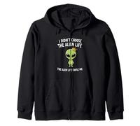 No elegí The Alien Life Choose Me Crown Apparel Sudadera con Capucha