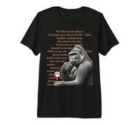 No elegimos el Silencio - Arte con Mensaje del Gorila Camiseta Premium