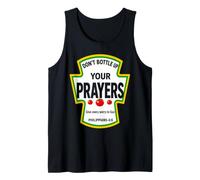No embotelles Tus oraciones Filipenses 4:6 Condimentos Camiseta sin Mangas