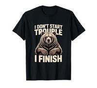 No empiezo Problemas, termino Grizzly Bear Camiseta