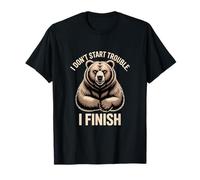 No empiezo Problemas, termino Grizzly Bear Camiseta