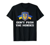 No empujes a los caballos Ucrania Boxeo Camiseta