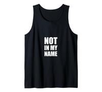 No en mi Nombre Camiseta sin Mangas