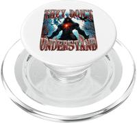 No Entienden Divertido Macho Alfa Lobo irónico Meme PopSockets PopGrip para MagSafe