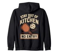 No Entres a Mi Cocina Pickleball Zona Prohibida Sudadera con Capucha