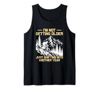 No envejecer Divertido MTB Bicicleta Ciclismo Bicicleta de montaña Camiseta sin Mangas