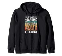 No es acaparamiento si son herramientas Woodworker Retro Woodworking Sudadera con Capucha