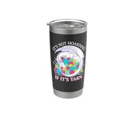 No es acumular si es un aficionado a tejer a ganchillo Vaso térmico de acero inoxidable de doble pared