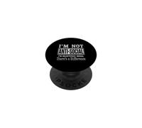 No es Antisocial Soy selectivamente Social introvertido PopSockets PopGrip Adhesivo