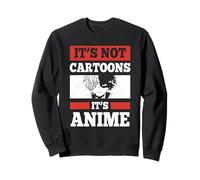 no es Cartoons es Anime Sudadera