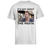 ¡No Es Cuestión De La Pasta! À Manches Courtes Pour Hommes Gris Grey Men tee Short Sleeve T-Shirt