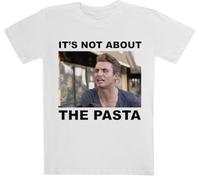 ¡No Es Cuestión De La Pasta! Blanca De Manga Corta para Niños White Kids tee Short Sleeve T-Shirt