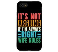No es discutir si siempre tengo razón Esposa gobierna pareja Carcasa para iPhone SE (2020) / 7 / 8