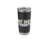 No es el hijo favorito de papá Hijo Hija Hermano Vaso térmico de acero inoxidable de doble pared