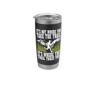 No es el lugar al que lleves, ama Marathon Runner, correr por senderos Vaso térmico de acero inoxidable de doble pared