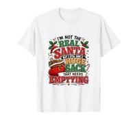 No es el Verdadero Doble Significado navideño Divertido y descarado de Papá Noel Camiseta