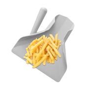 No es fácil de deformar: nuestra ensacadora para patatas fritas está hecha de material de PC resistente apto para uso alimentario, lo que garantiza una manipulación segura de los alimentos y una vida