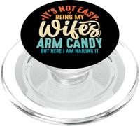 No es fácil ser el Brazo de mi Esposa Caramelo Divertido Marido PopSockets PopGrip para MagSafe