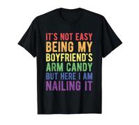No es fácil ser el Brazo de mi Novio Candy - Pareja Gay Camiseta gráfica económica