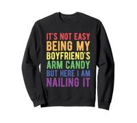 No es fácil ser el Brazo de mi Novio Candy - Pareja Gay Sudadera