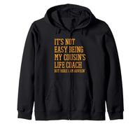 No es fácil ser el Entrenador de Vida de mi Primo Sudadera con Capucha