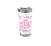 No es fácil ser una Princesa Vaso térmico de acero inoxidable de doble pared