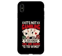 No es Juego si Vas a Ganar un Amante Divertido del Casino Carcasa para iPhone XS MAX