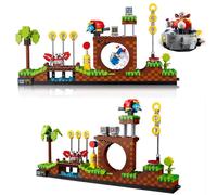 (No es la caja original 29005) Ideas 21331 1125 piezas Sonic The Hedgehogs Pop Game Green Hill Zone Modelo de