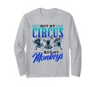 No es mi Circo, ni mis Monos Dicen Monkey Lover Animal Manga Larga