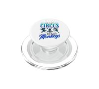 No es mi Circo, ni mis Monos Dicen Monkey Lover Animal PopSockets PopGrip para MagSafe