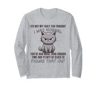 No es mi Culpa Que pensaras Que era un Gato Divertido Normal Manga Larga