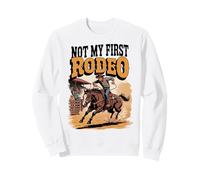 No es mi Primer Rodeo Horse Country Western Vintage Hombres Mujeres Sudadera