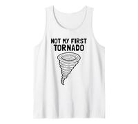 No es mi primer tornado Tormenta Meteorólogo Tornado Camiseta sin Mangas