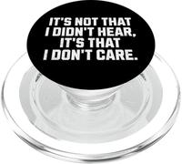 No es que no escuché, es que no me importa PopSockets PopGrip para MagSafe