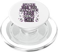 No es que no estés caliente, simplemente no me importa el orgullo asexual PopSockets PopGrip para MagSafe
