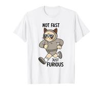 No es rápido, solo Furious Funny Cat Sport Camiseta