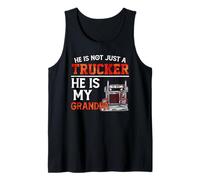 No es Solo un Camionero, es el Divertido Día del Padre de mi Abuelo Camiseta sin Mangas