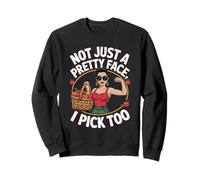No es solo una cara bonita que elijo también recolección de manzanas Sudadera