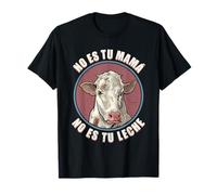 No Es Tu Mamá Cara De Vaca Divertido Madre Orgullo Vegano Camiseta