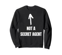 No es un agente secreto divertido detective privado e inspector espía Sudadera