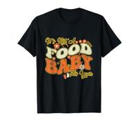 No es un bebé de Comida Este año Groovy Embarazo de Acción de Gracias Camiseta