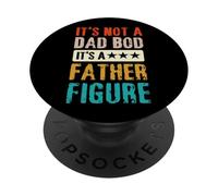 No es un cuerpo de papá, es una figura paterna, divertido Día del Padre PopSockets PopGrip Adhesivo