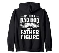 No es un cuerpo de papá, es una figura paterna, divertido Día del Padre Sudadera con Capucha