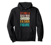 No es un cuerpo de papá, es una figura paterna, divertido Día del Padre Sudadera con Capucha