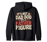 No es un cuerpo de papá, es una figura paterna, divertido Día del Padre Sudadera con Capucha