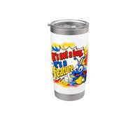 No es un error, es una característica Divertido Coder Humor Vaso térmico de acero inoxidable de doble pared