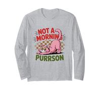 No es un Gato Lindo Purrson de la mañana Manga Larga